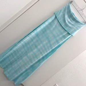 Watercolor Maxi Skirt